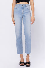 Hidden Tracey High Rise Straight Cropped Jean