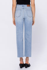 Hidden Tracey High Rise Straight Cropped Jean
