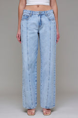 Hidden Logan Double Front Seam Jeans