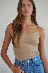 everyday seamless cami - almond