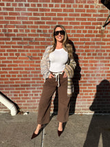 down to earth slouchy cardigan