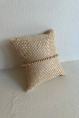 classic ball bead 14k gold filled bracelet - 3mm