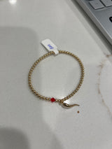 italian horn stretchy bracelet