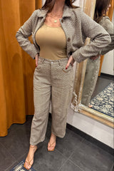 so chic herringbone barrel pants