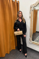 smooth suede button down shirt