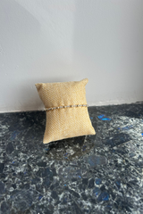 angelina two-tone gold filled stretchy bracelet