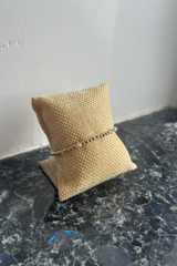 ellie gold filled swarowski crystal bracelet - clear