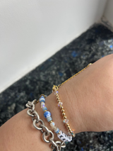 coco solitare gold filled removable hand chain