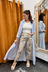 baby blue breeze maxi kimono