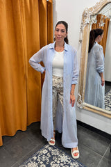 romantic floral barrel jeans