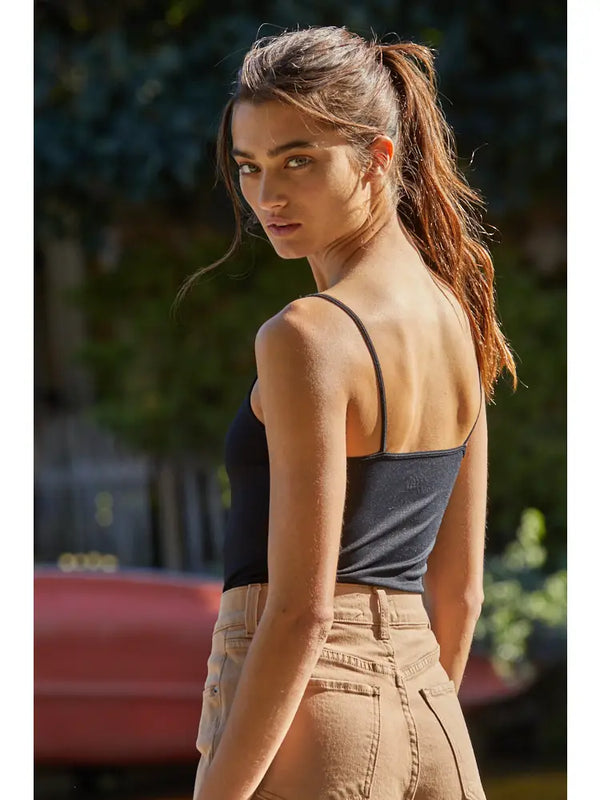 everyday seamless cami - black