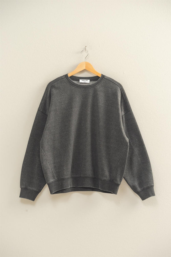 keep it casual jogger sweat set- black