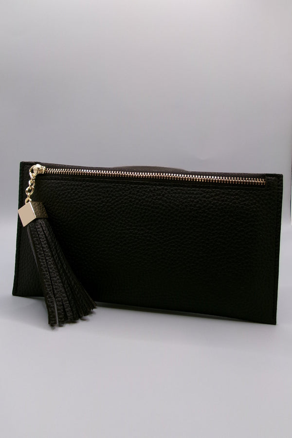 black it's a classic zip wallet