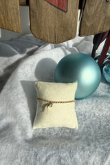 italian horn and evil eye 14K gold filled bracelet