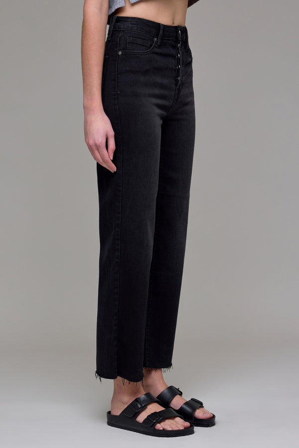 Hidden Tracey Black High Rise Straight Jean