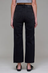 Hidden Tracey Black High Rise Straight Jean