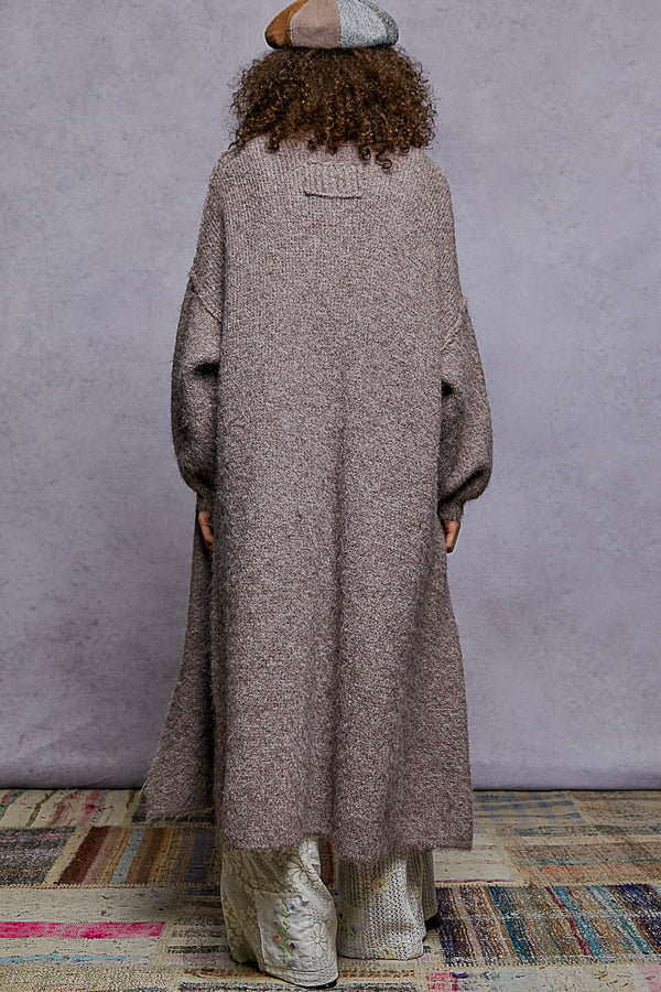 cozy nights open front cardigan