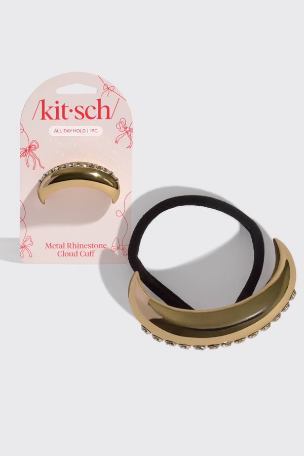 Kitsch Metal Rhinestone Cloud Hair Cuff