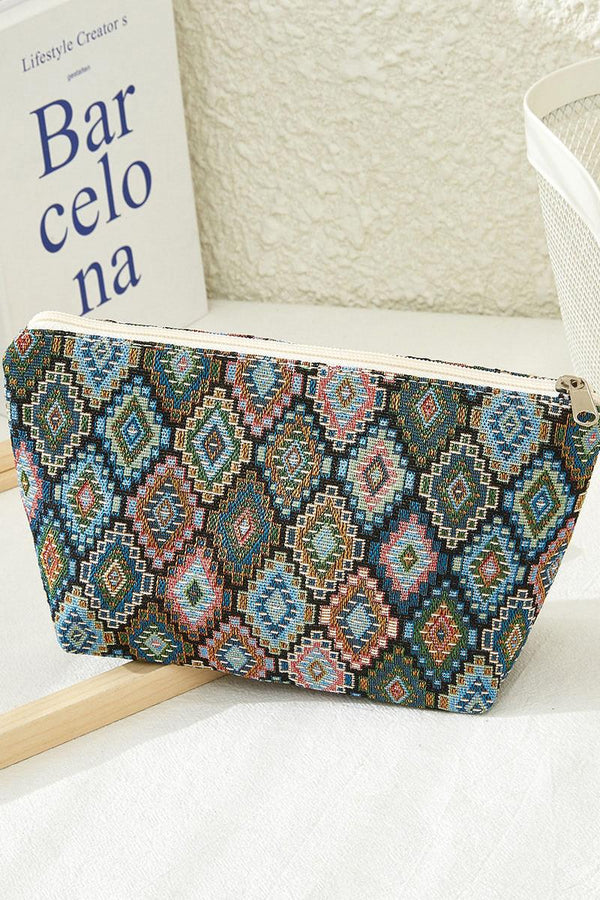 multicolor patterned pouch