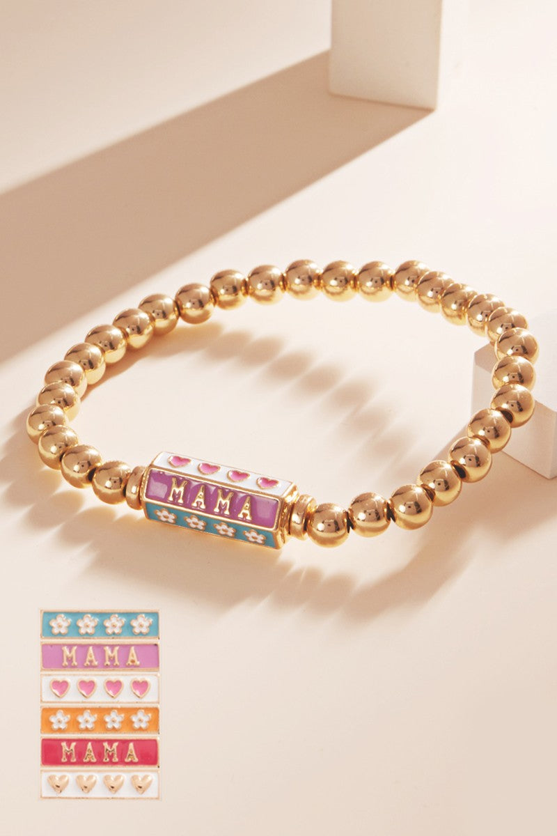 mama enamel bracelet