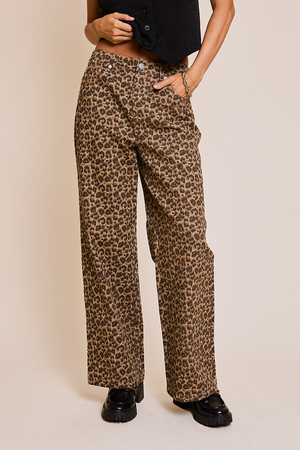 cheetah girl pants