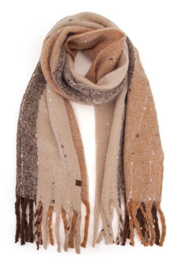 snuggled up scarf- beige