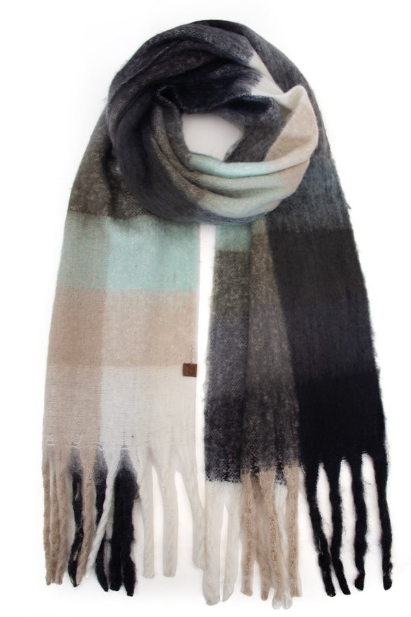 that's a wrap scarf- mint chip