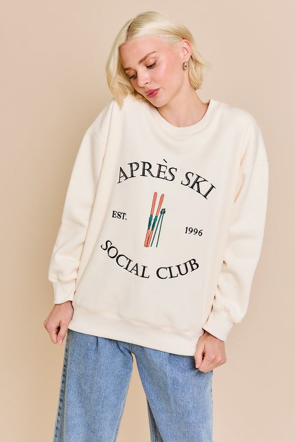 to the chalet sweatshirt