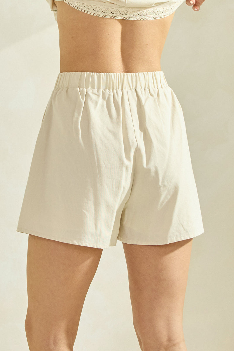 tropicana embroidered shorts