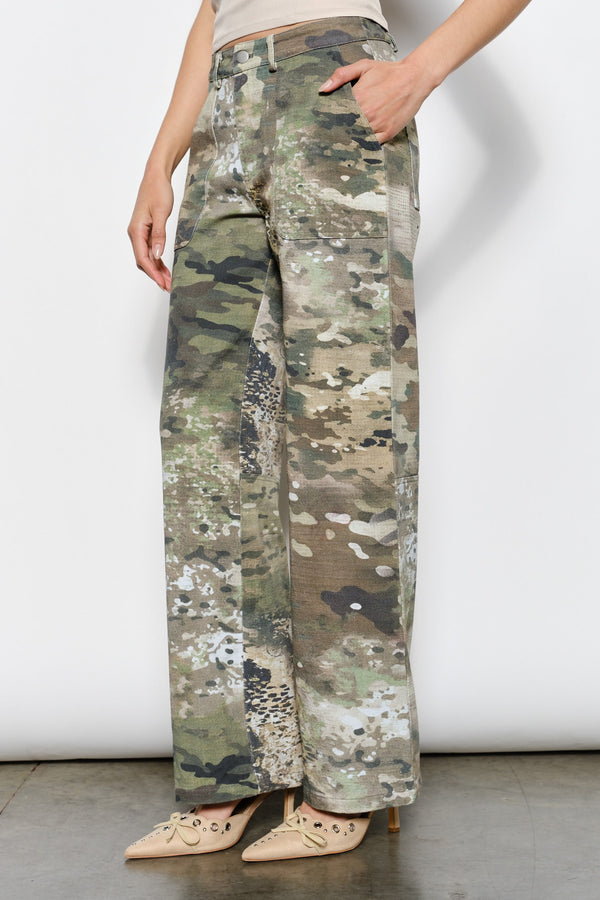 jordan camo twill pants