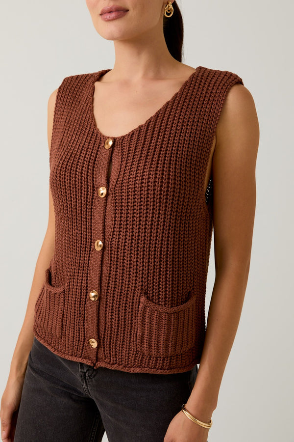 seasons change chunky sweater vest