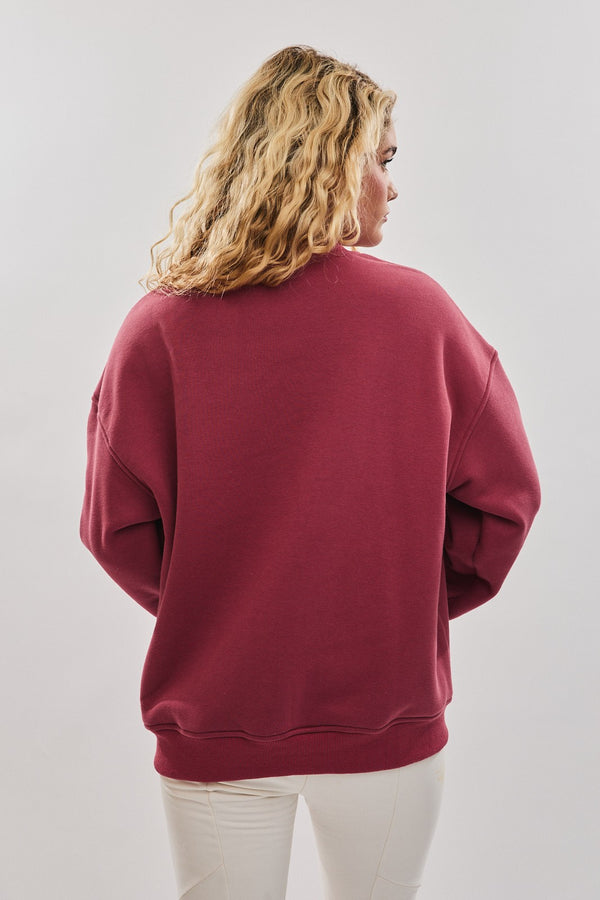 chrismas hits embroidered sweatshirt