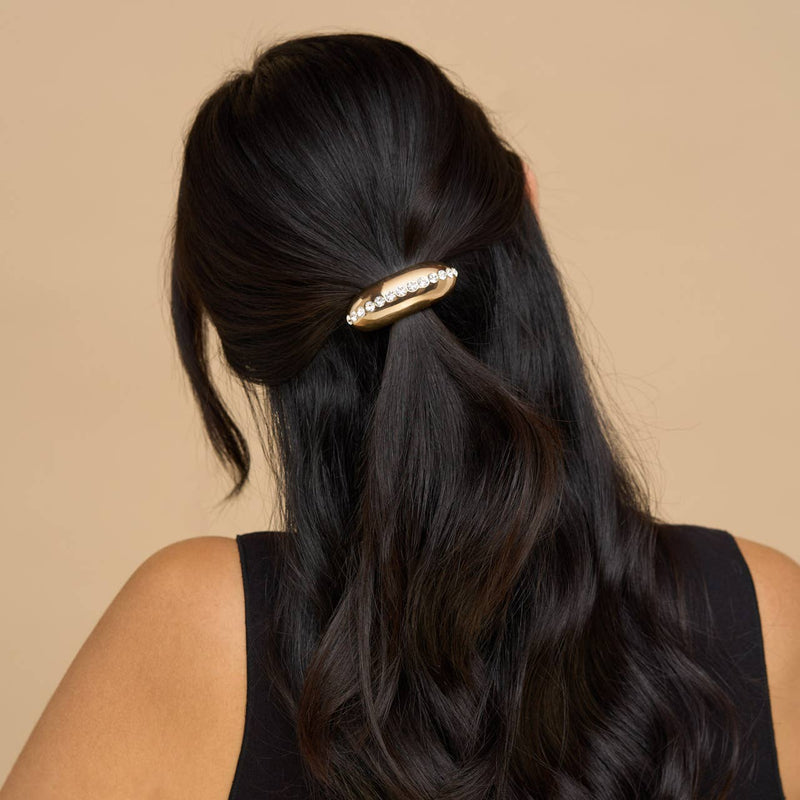 Kitsch Metal Rhinestone Cloud Hair Cuff