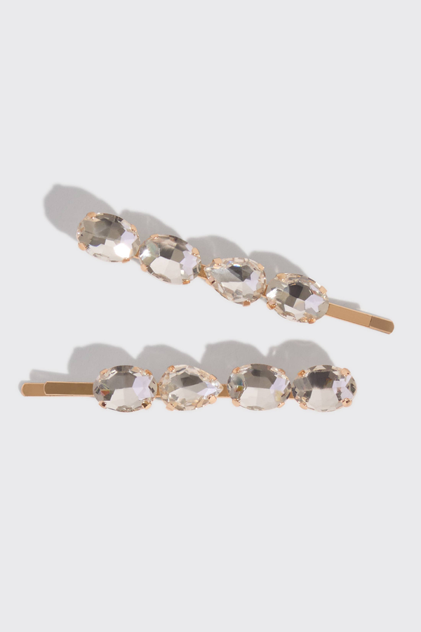 Kitsch Holiday Gemstone Bobby Pins 2pc Set