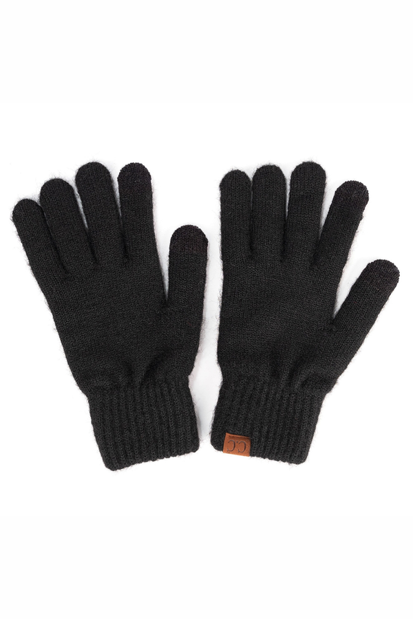staying warm gloves- black