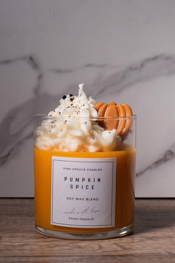 pumpkin spice buttercream candle 