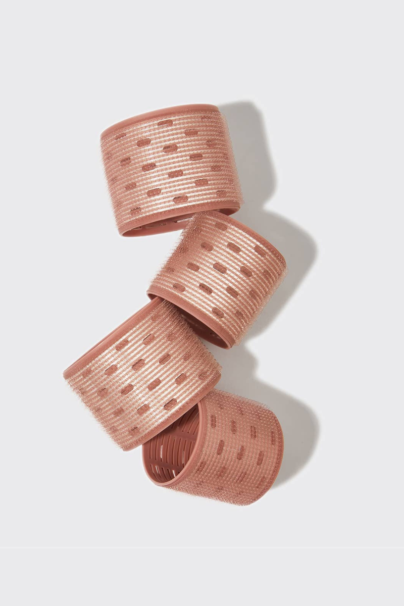 Kitsch Recycled Plastic XL Thermal Rollers 4pc Set - Terracotta