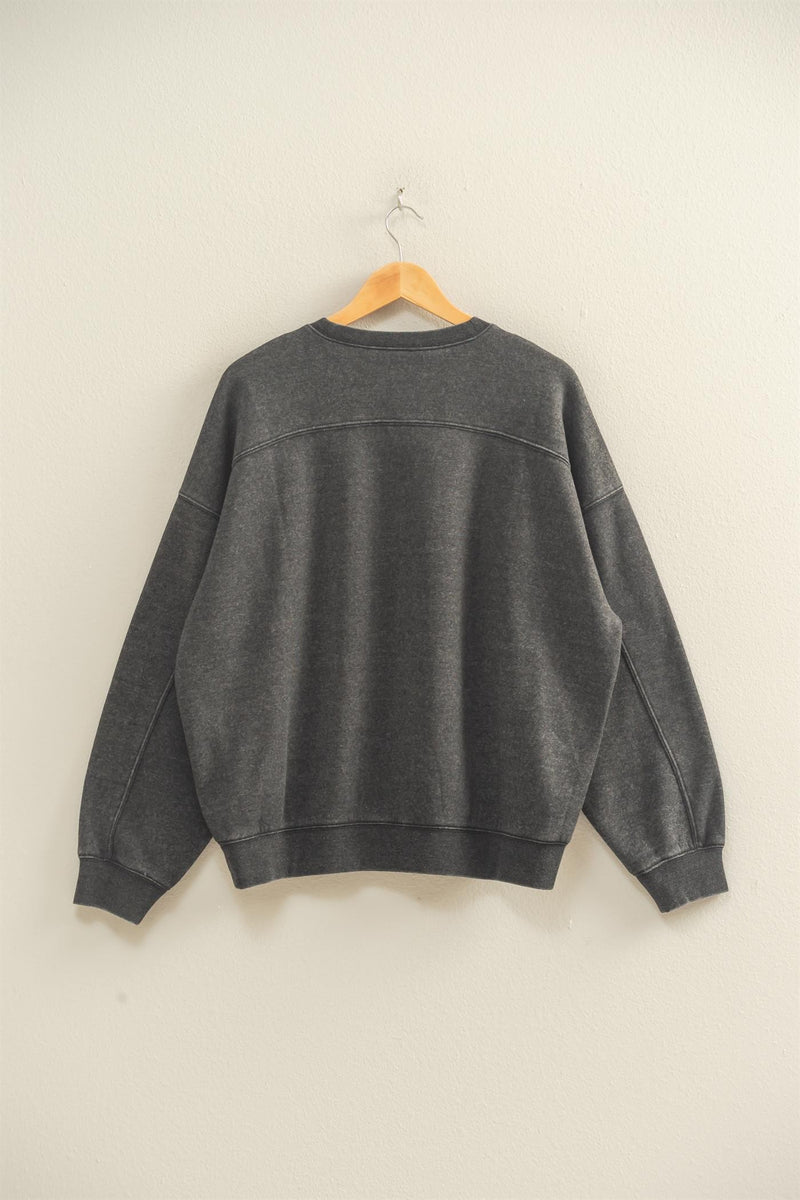 keep it casual jogger sweat set- black