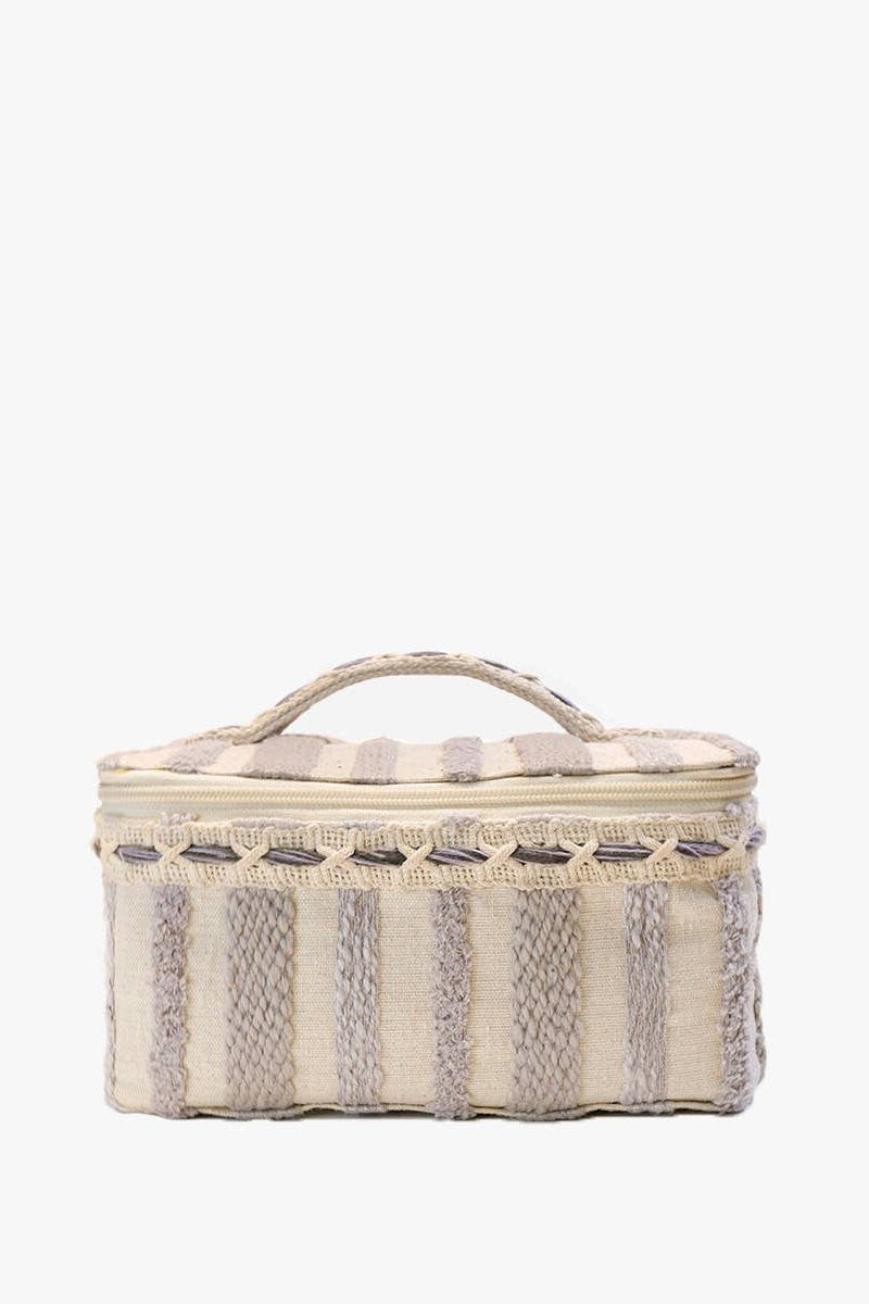 Fiona Cotton Cosmetic Case: Lavender