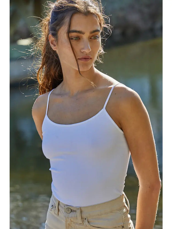 everyday seamless cami - white