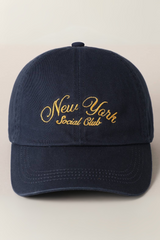 new york social club baseball hat - Navy