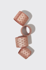 Kitsch Recycled Plastic XL Thermal Rollers 4pc Set - Terracotta