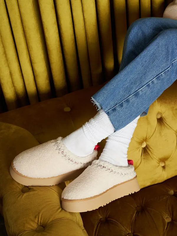 off-white isaac sherpa slipper