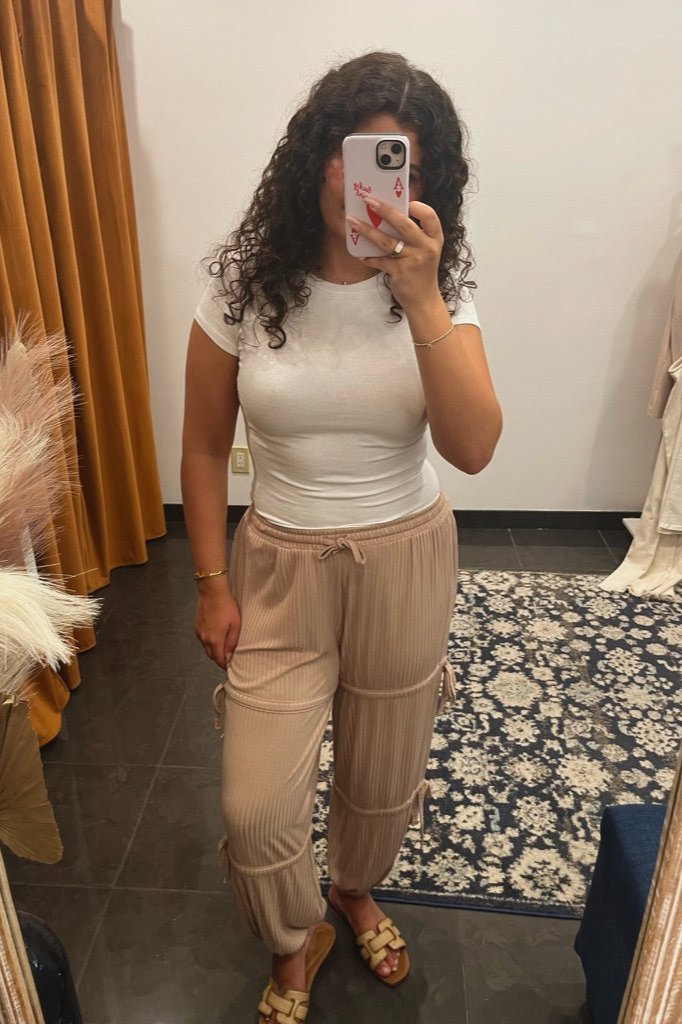 bi-coastal nude pants