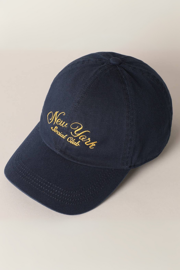 new york social club baseball hat - Navy