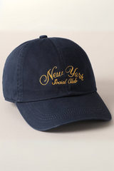 new york social club baseball hat - Navy