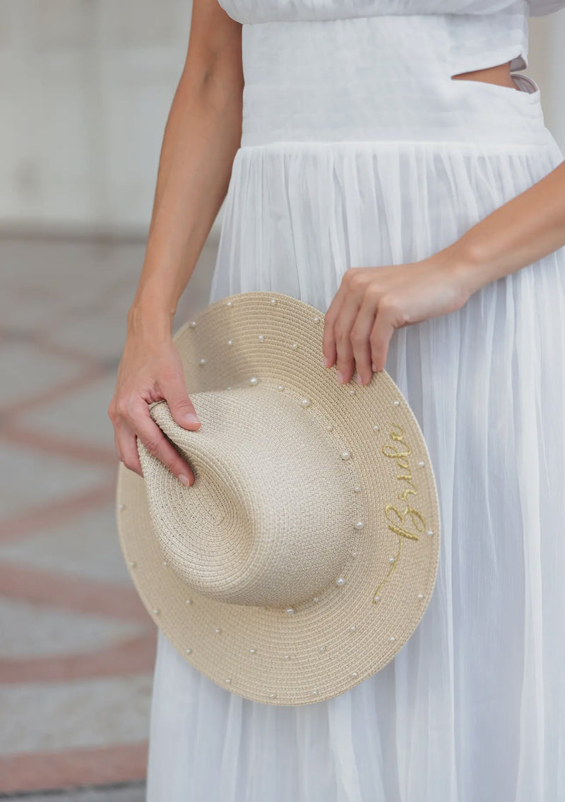 the naturally bridal sun hat