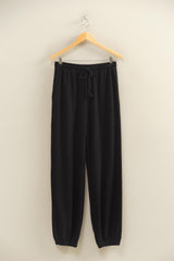 oh so relaxed fit sweatsuit set - black