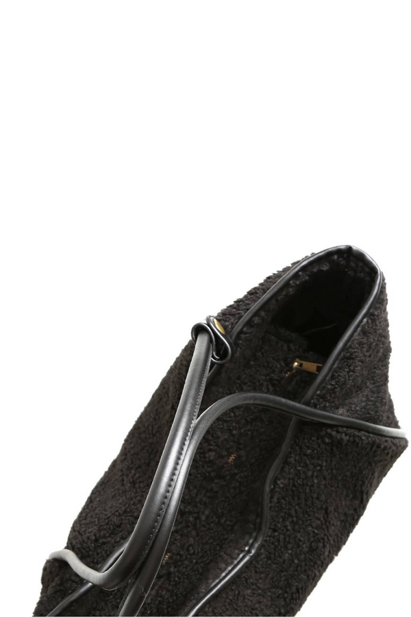 montana sherpa shoulder bag - black
