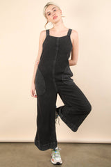 laid-back waffle knit jumpsuit